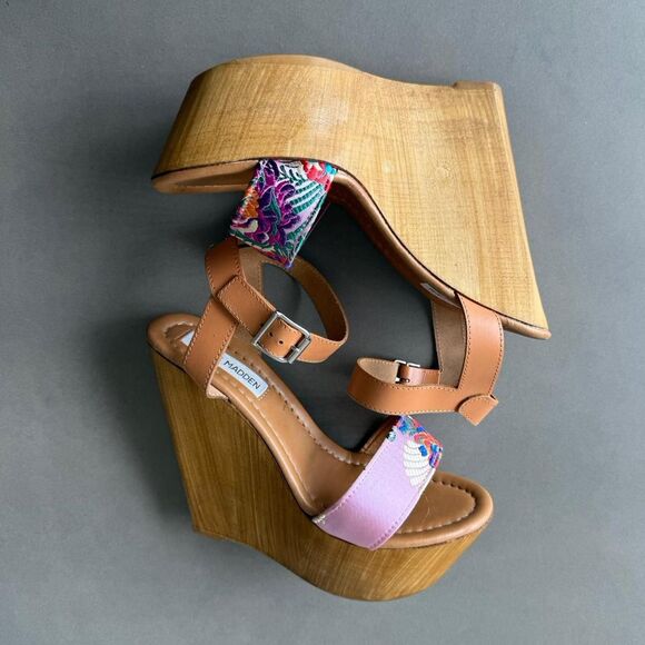 Steve Madden Bella Kimono Wedges Size 39 - Picture 4 of 5